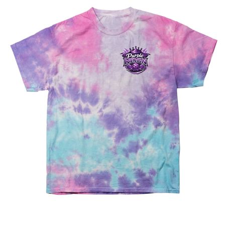 Purple Reign - Front Logo, a Cotton Candy Classic Tie Dye Tee
