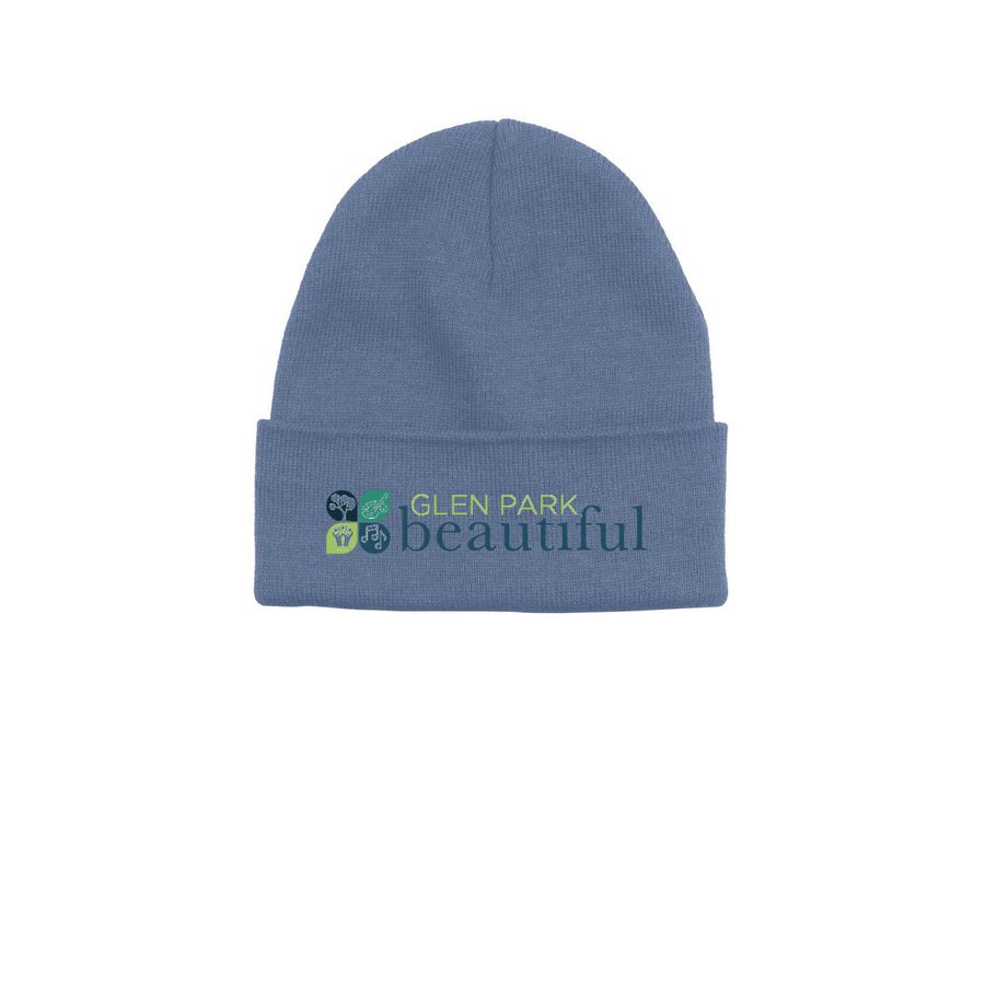 GPB Logo Beanie, a Sea Ice Printed Base Camp Beanie