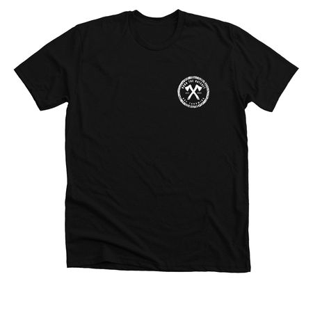 Get After That Axe, a Solid Black Blend Premium Unisex Tee