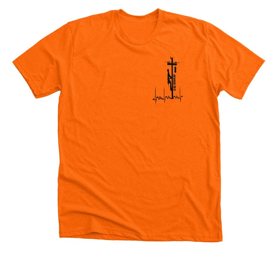 Hunter Strong?, a Neon Orange Premium Unisex Tee