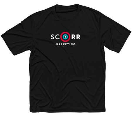 SCORR Full Chest, a Black Classic Performance Tee