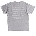 Raise the Barn ? WHOA Sanctuary Rebuild, a Sport Grey Classic Unisex Tee (back-view)