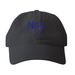 Heads & Whale Tails, a Black Printed Pigment Dye Baseball Cap
