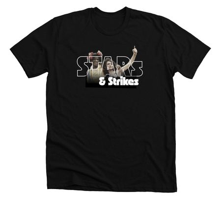 STARs & Strikes Origins, a Solid Black Blend Premium Unisex Tee
