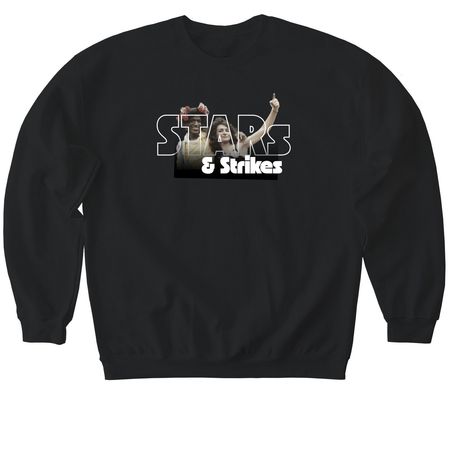 STARs & Strikes Origins, a Black Softstyle Crewneck Sweatshirt