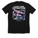 Flight From Extinction: The Gray Bat Story, a Solid Black Blend Premium Unisex Tee (back-view)