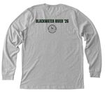 Together on the Trails, a Athletic Heather Premium Long Sleeve Tee (back-view)