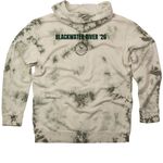 Together on the Trails, a Olive Tie Dyed Pullover Hoodie (back-view)