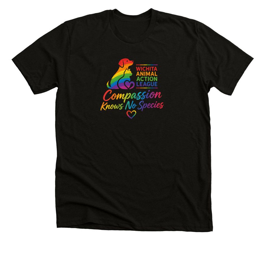Celebrate Pride Month with us at WAAL, a Black Heather Premium Unisex Tee