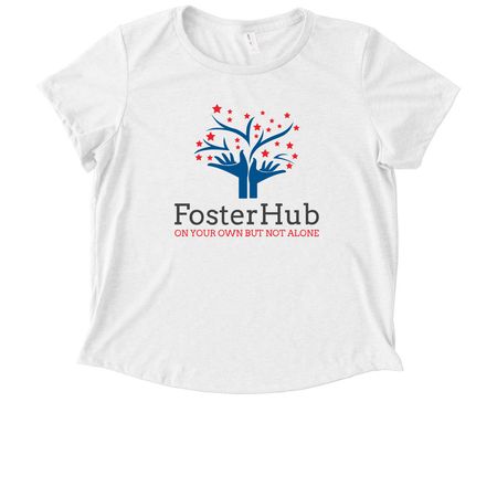 FosterHub Classic Gear, a Fairly White Allmade Eco Triblend Women?s Scoop Neck Tee