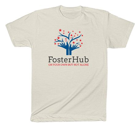 FosterHub Classic Gear, a Heather Bone American Apparel Cotton Blend Tee