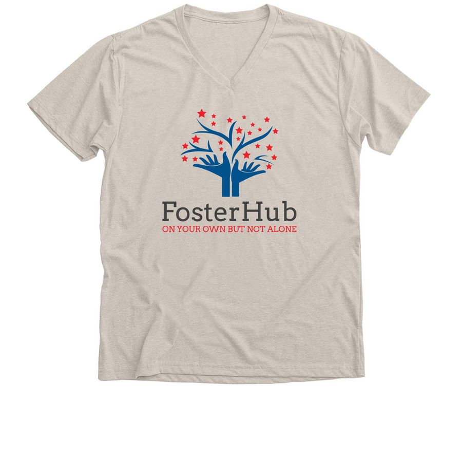FosterHub Classic Gear, a Heather Dust Premium V-Neck Tee