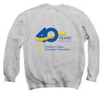 40th Anniversary Campaign, a Sport Grey Crewneck Sweatshirt (back-view)