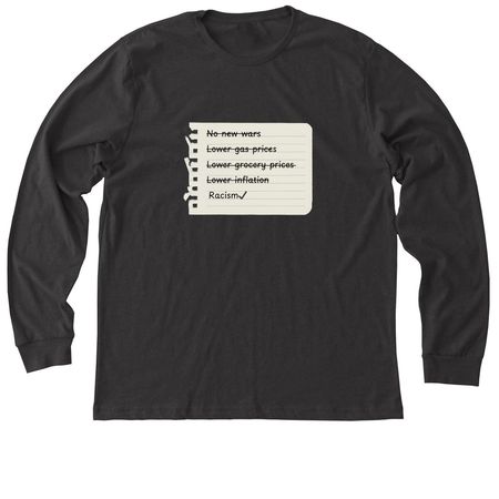 Racism??, a Dark Grey Heather Premium Long Sleeve Tee
