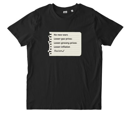 Racism??, a Black Stanley/Stella Unisex Rocker Tee