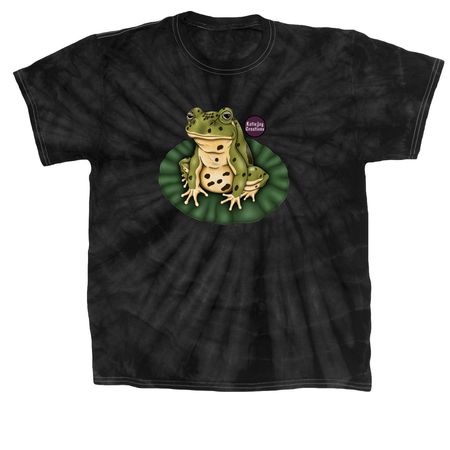 Frogbert&nbsp;, a Black Classic Tie Dye Tee