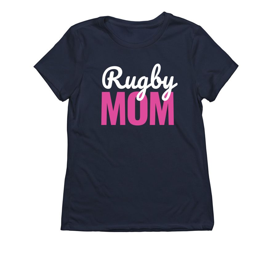 Women's Rugby Mom T-Shirt, a Night Sky Navy Allmade Eco Triblend Women?s Tee