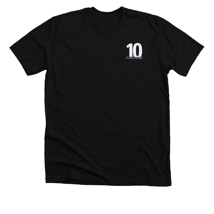 The Selah Center 10th Birthday t-shirts, a Solid Black Blend Premium Unisex Tee