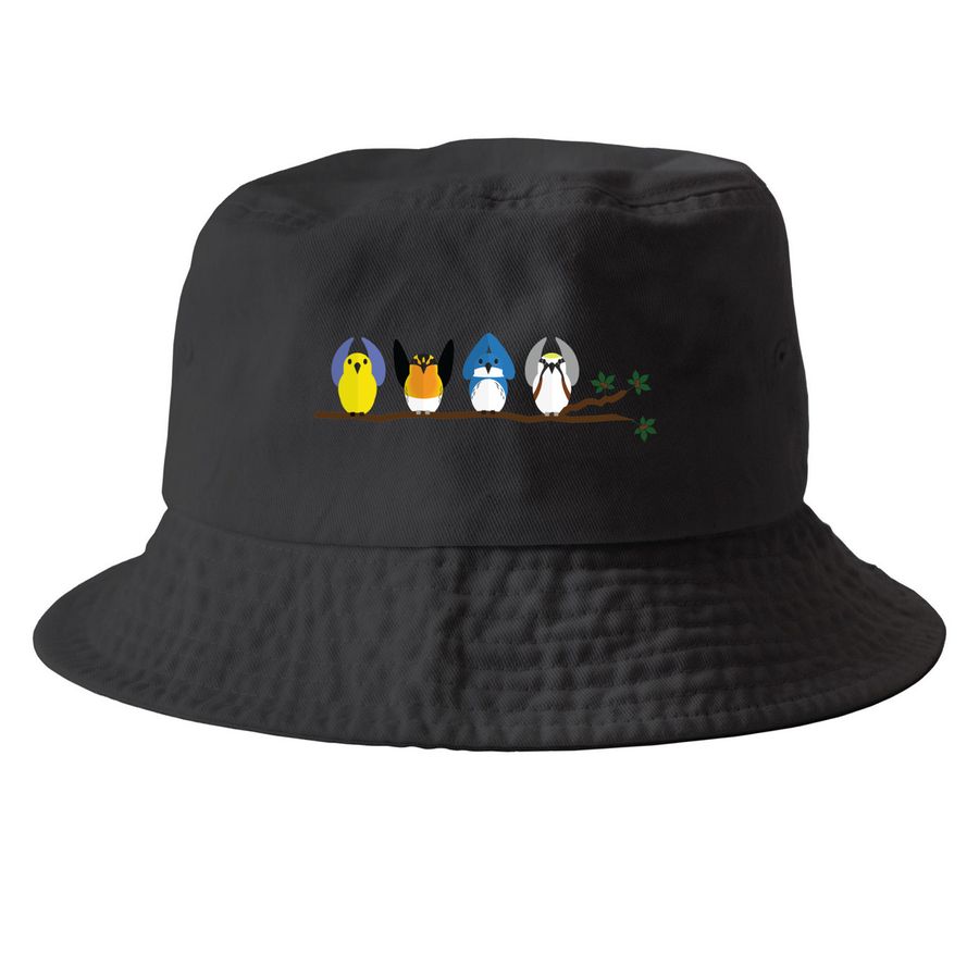 O-H-I-O Warblers Hat, a Black Printed Bucket Hat