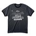 #NashFilm57 Dark Ringer Tee, a Dark Heather Grey/ Jet Black Cotton Ringer Tee