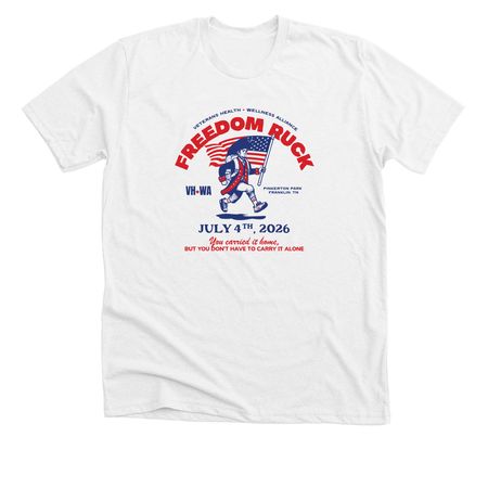 Freedom Ruck Shirts 2026, a Solid White Blend Premium Unisex Tee