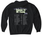 30 Year Anniversary, a Black Gildan Softstyle Pullover Hoodie (back-view)