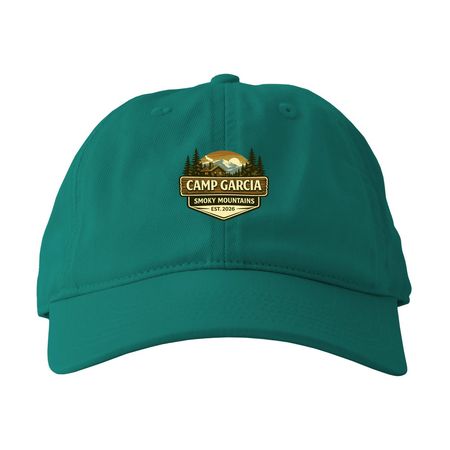 Camp Garcia Hat, a Emerald Forest Printed Eco Baseball Cap