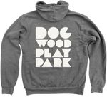 Zip Up Hoodies, a Deep Heather Zip Up Hoodie (back-view)
