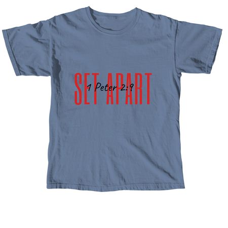 Ink & Grace ? SET APART Collection, a Blue Jean Comfort Colors Unisex Tee