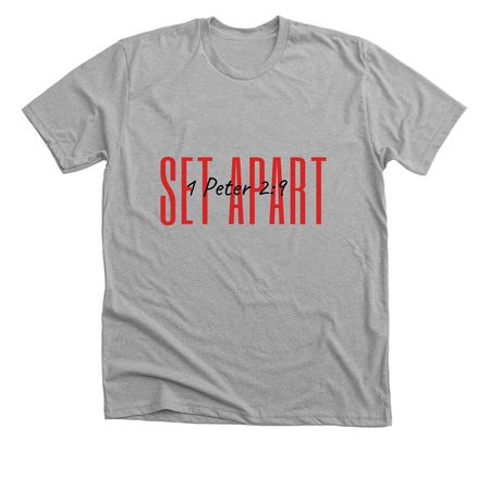 Ink & Grace ? SET APART Collection, a Athletic Heather Premium Unisex Tee