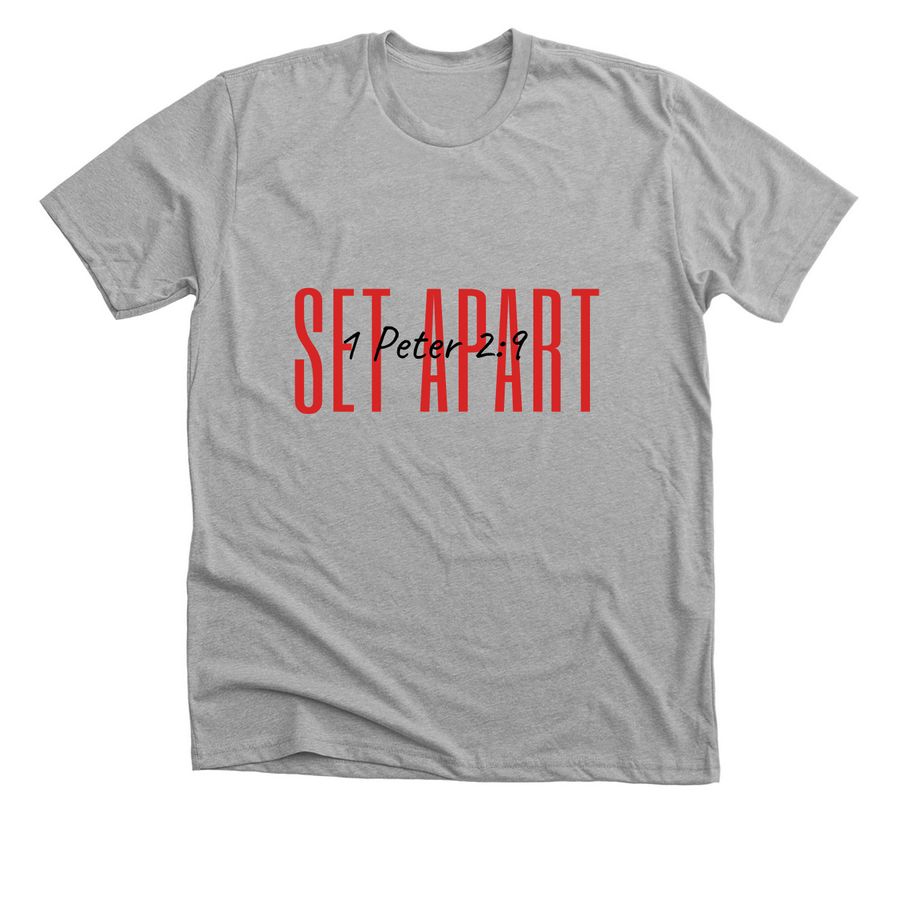 Ink & Grace ? SET APART Collection, a Athletic Heather Premium Unisex Tee