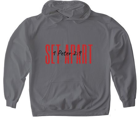Ink & Grace ? SET APART Collection, a Charcoal Gildan Softstyle Pullover Hoodie