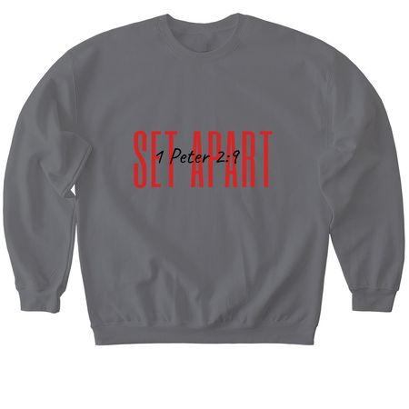 Ink & Grace ? SET APART Collection, a Charcoal Softstyle Crewneck Sweatshirt