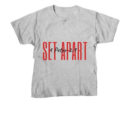 Ink & Grace ? SET APART Collection, a Sport Grey Youth Unisex Tee