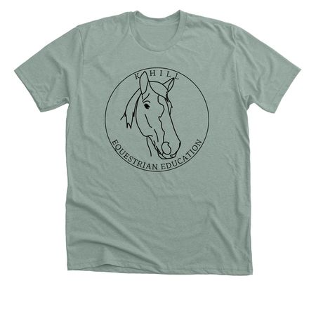 Support KHEE in Style - Stormy Version, a Heather Sage Premium Unisex Tee