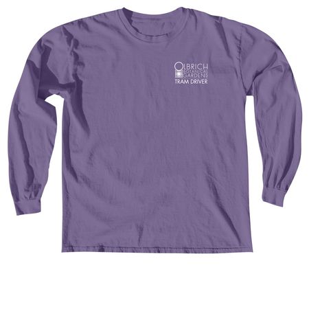 Olbrich | Tram, a Grape Comfort Colors Long Sleeve Tee