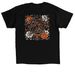 Floral- dirt, a Black Classic Unisex Tee (back-view)
