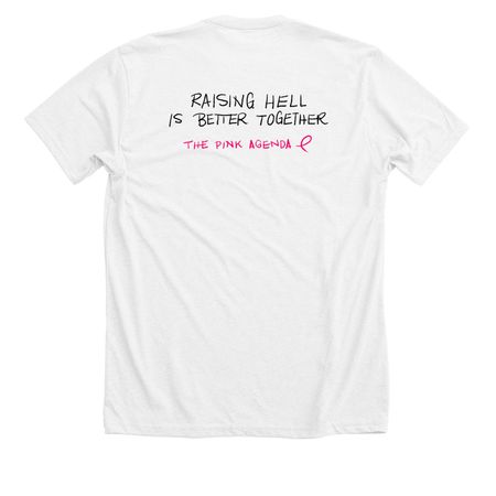 Team TPA NYC Marathon '26 | Cotton, a Solid White Blend Premium Unisex Tee (back-view)