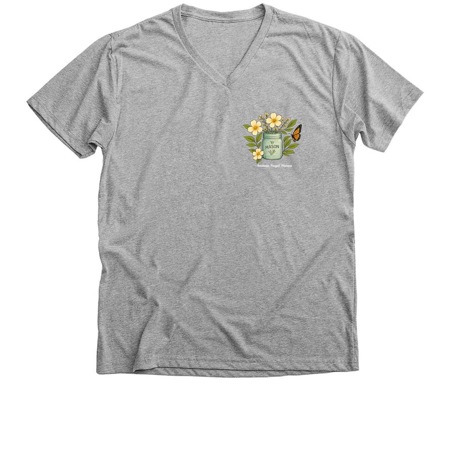 Lord Willing, a Athletic Heather Premium V-Neck Tee