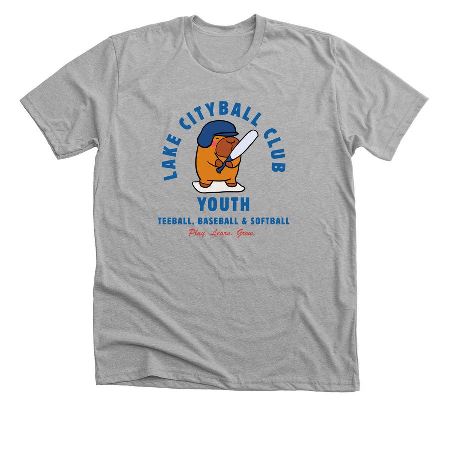 Capybara Ball Club, a Athletic Heather Premium Unisex Tee