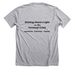 Fentanyl Awareness Support&nbsp;, a Athletic Heather Premium Unisex Tee (back-view)