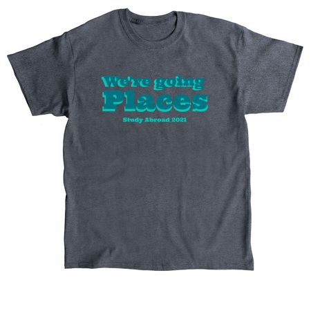 Kylie Lovett Study Abroad Fundraiser, a Dark Heather Classic Unisex Tee