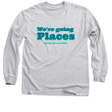 Kylie Lovett Study Abroad Fundraiser, a Sport Grey Classic Long Sleeve Tee