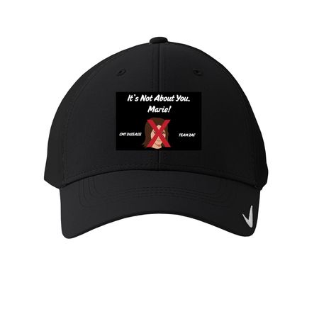 MARIE X NIKE HAT, a Black Printed Nike Dri-FIT Legacy Performance Cap