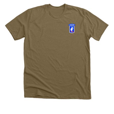 BS Gym Brown Tee, a Heather Olive Premium Unisex Tee