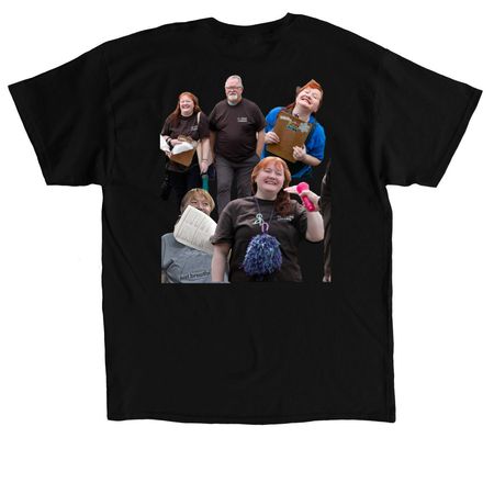 kate fan club ????, a Black Classic Unisex Tee (back-view)