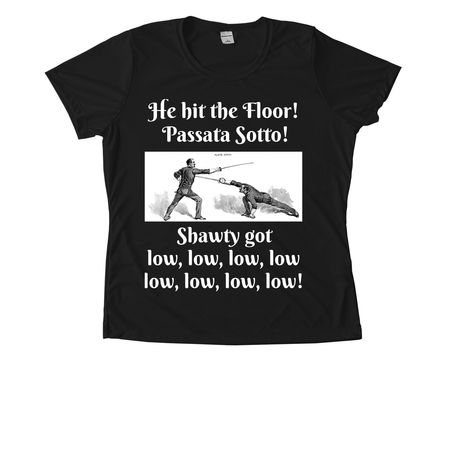 Passata Sotto Activewear Shirt, a Black Women's Performance Tee