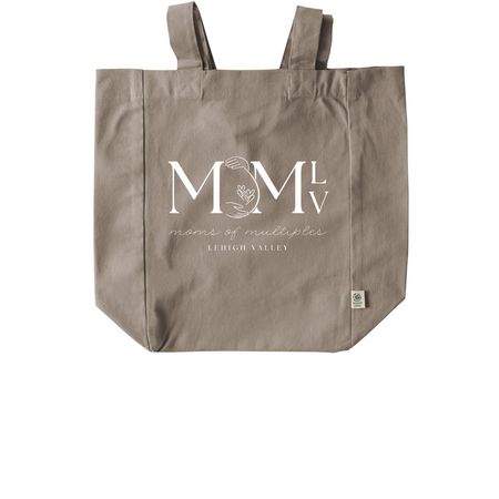 MOMLV Tote Bag, a Pumice Recycled Cotton Tote Bag