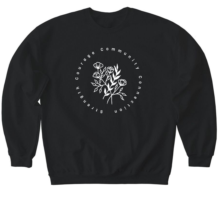 BLC&nbsp;, a Black Softstyle Crewneck Sweatshirt