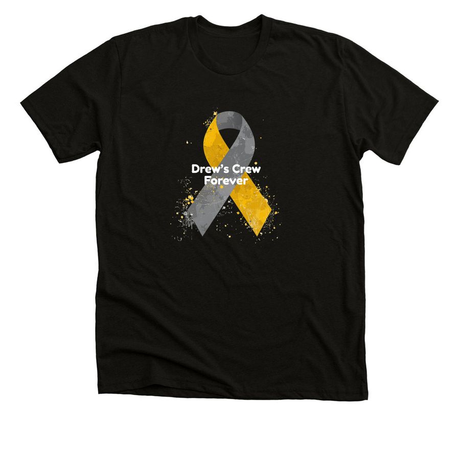 Drew's Crew Forever, a Solid Black Blend Premium Unisex Tee